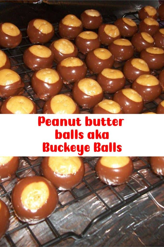 Peanut butter balls aka Buckeye Balls 3