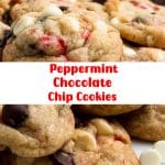 Peppermint Chocolate Chip Cookies 2