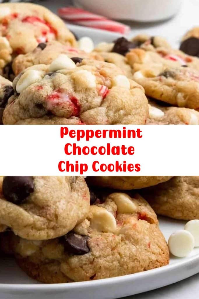 Peppermint Chocolate Chip Cookies 3