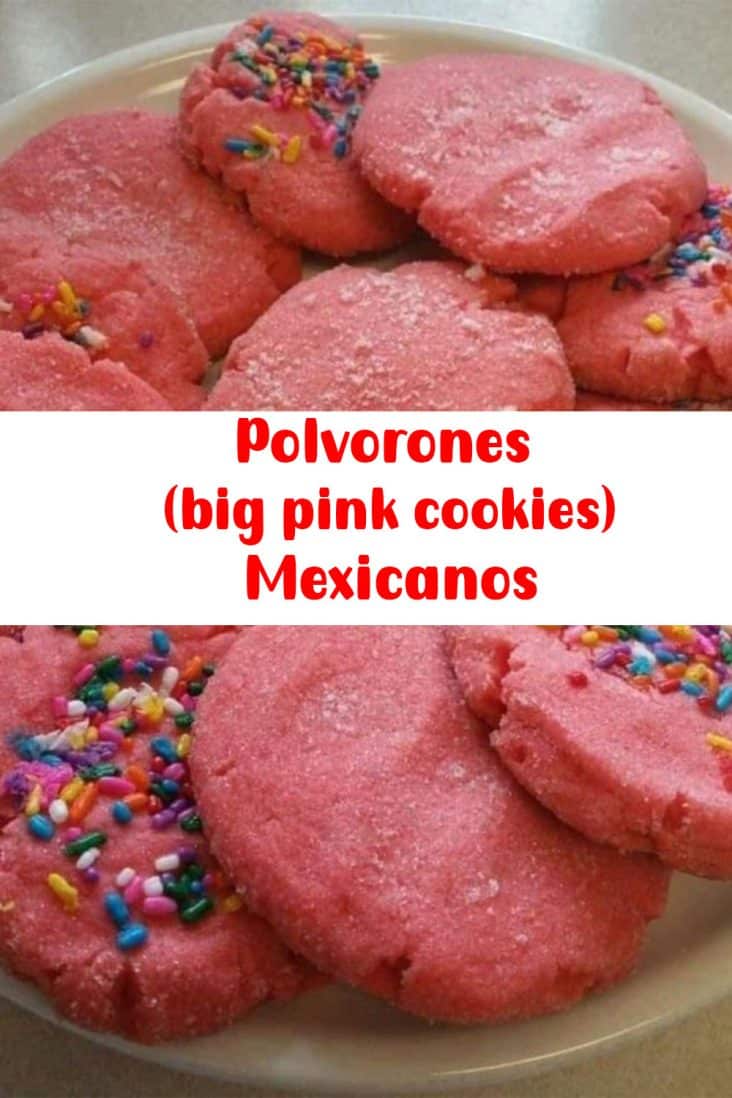 Polvorones Mexicanos Big Pink Cookies Just Recettes 7436