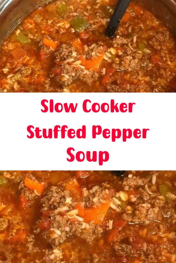 Slow Cooker Stuffed Pepper Soup 2