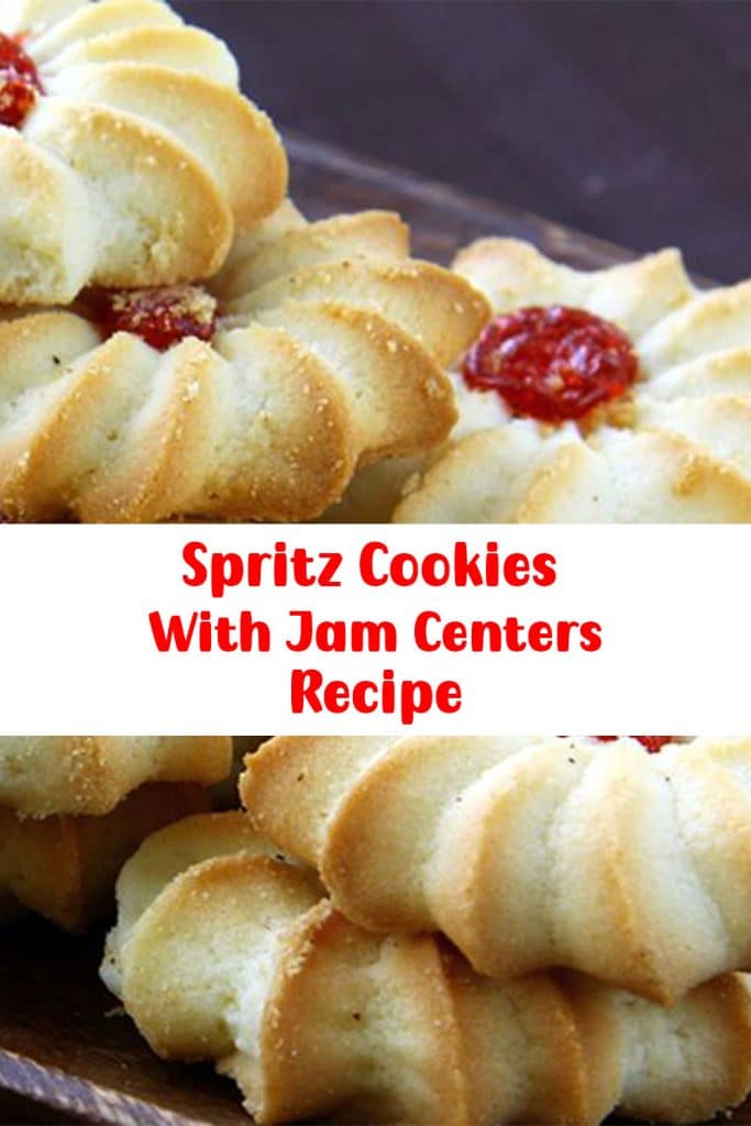 Spritz Cookies With Jam Centers Recipe 3
