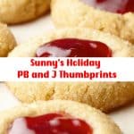 Sunny's Holiday PB and J Thumbprints 2