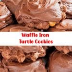 Waffle Iron Turtle Cookies 2
