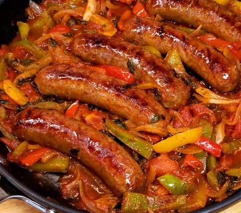Italian Sausage Peppers and Onions 1
