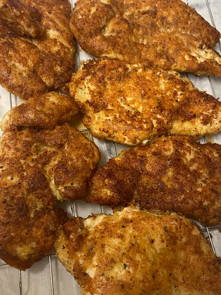 Parmesan crusted chicken recipe