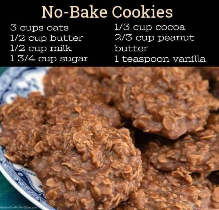 Peanut Butter No-Bake Cookies