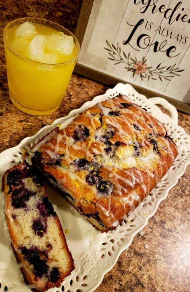 Lemon Blueberry loaf cake