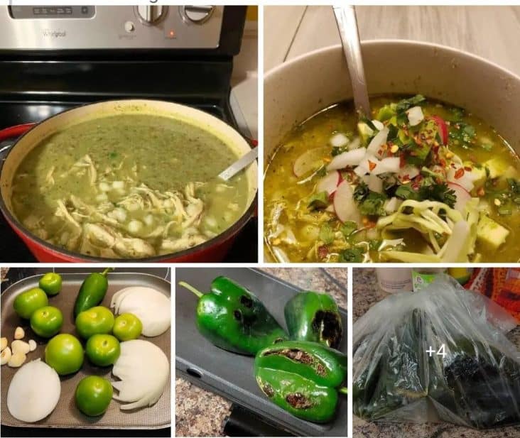 Pozole Verde de Pollo (Green Mexican Hominy and Chicken Soup) 1