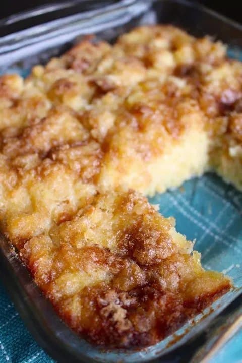 Pineapple bread pudding 1