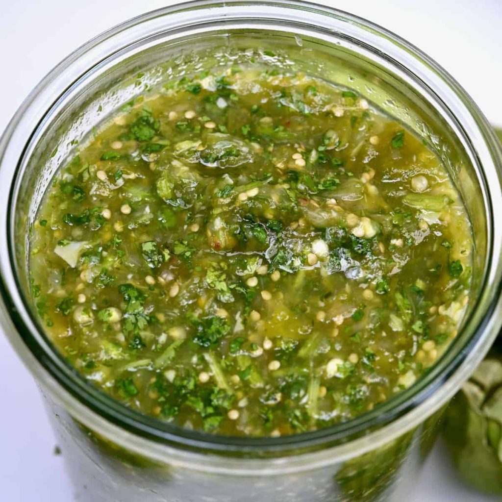 Spicy salsa verde