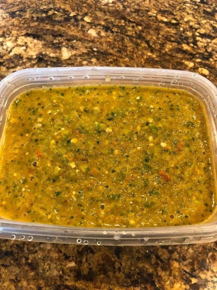 Spicy salsa verde 1