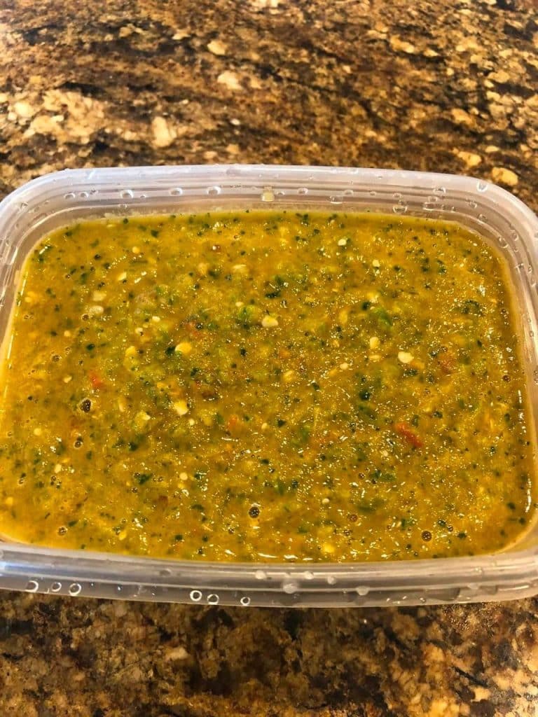 Spicy salsa verde