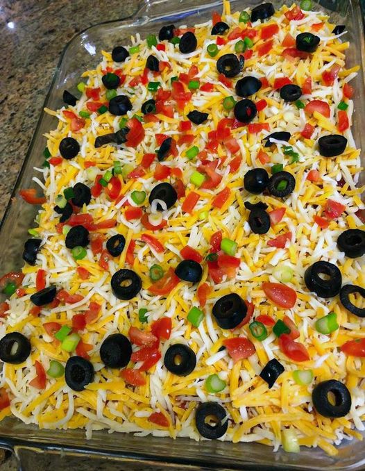 Authentic 7-Layer Mexican Dip 1