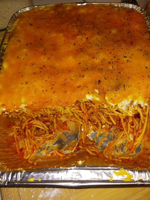 Baked spaghetti 1