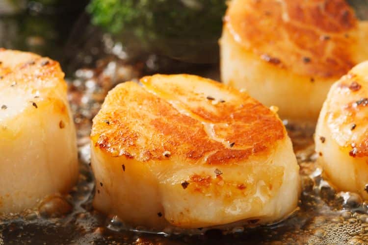 Broiled Scallops