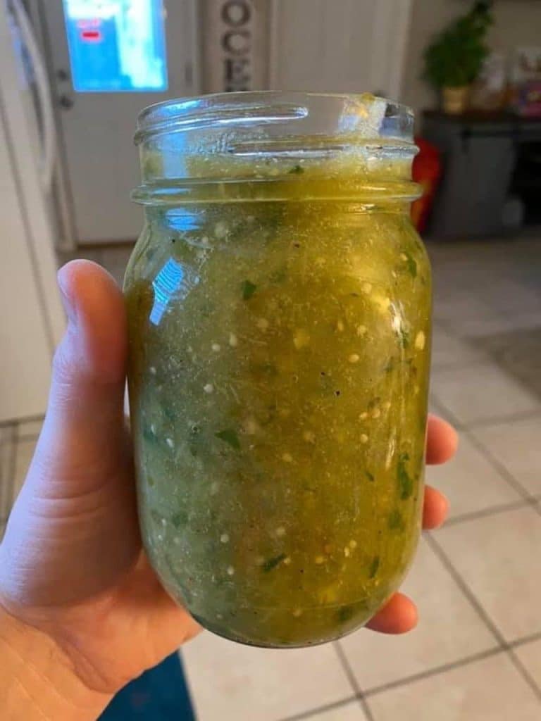 Homemade Salsa verde