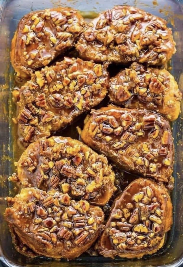 Overnight Pecan Pie French Toast