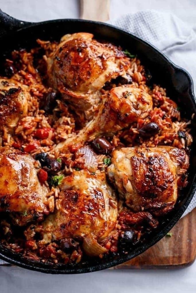 One Pot Italian Chicken and Rice