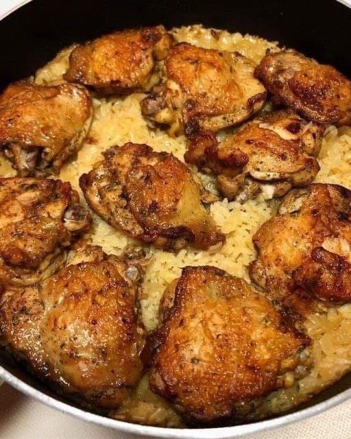 OVEN BAKED CHICKEN AND RICE 1