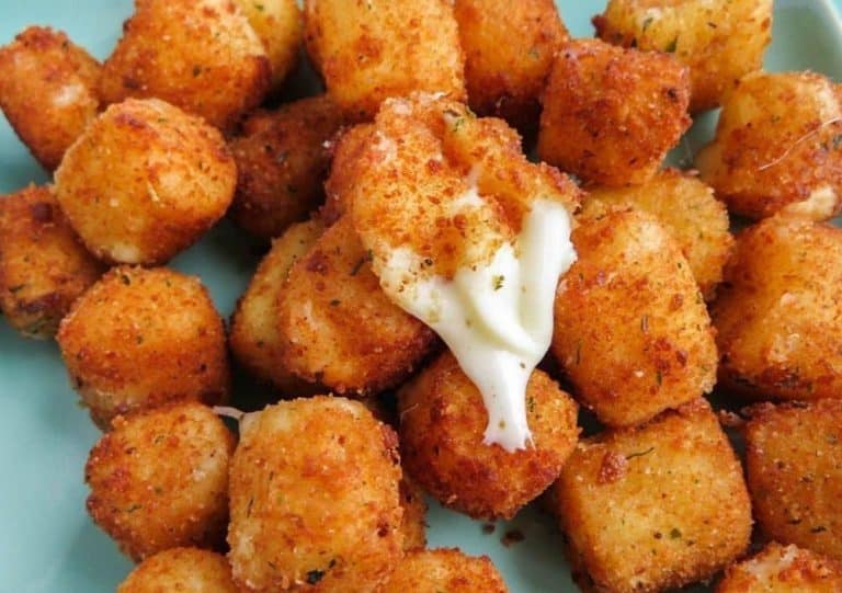 EASY FRIED CHEESE BITES