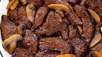 Cajun Butter Steak Bites with Mushrooms 5
