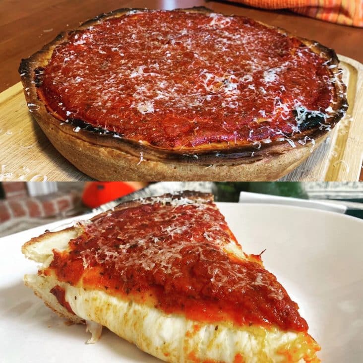 Chicago-style deep-dish pizza 3
