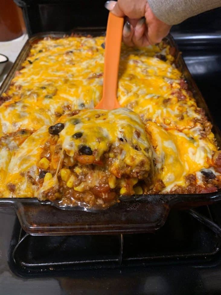 THROW TOGETHER MEXICAN CASSEROLE 1