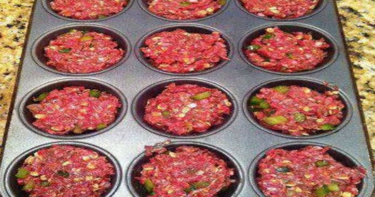 Make meatloaf in a muffin pan- it cooks in 15 minutes! 1