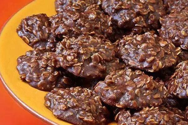 Peanut Butter Cocoa No-Bake Cookies 1