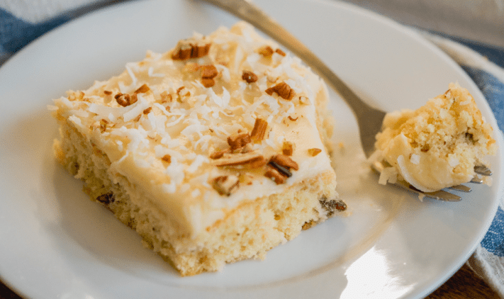 Italian Cream Sheet Cake 1
