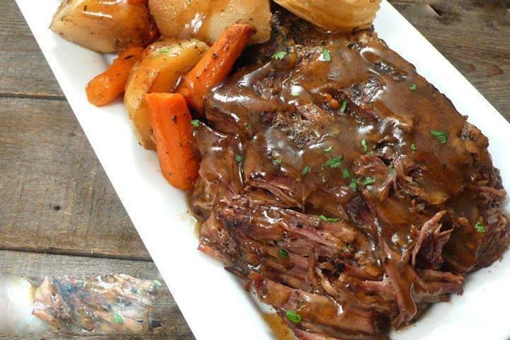 SLOW COOKER “MELT IN YOUR MOUTH” POT ROAST 1