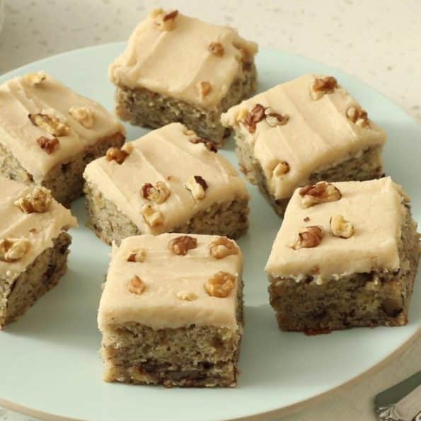 Banana Bread Bars with Brown Butter Frosting 1