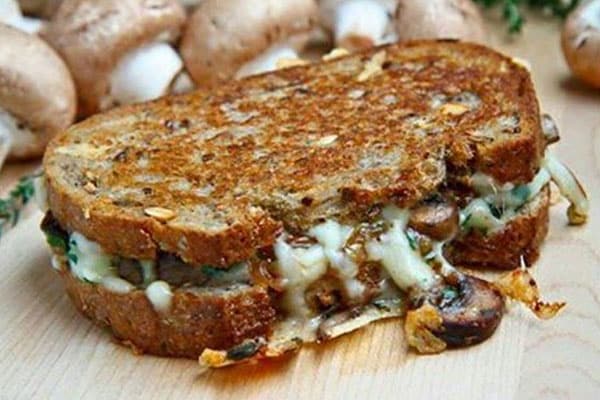 Mushroom Grilled Cheese Sandwich 1