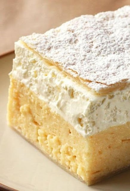 Vanilla Custard Cream Squares 1