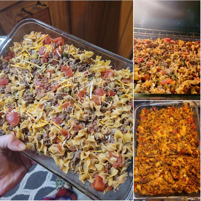 Tex-Mex Beef & Noodle Casserole