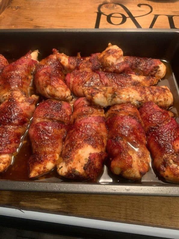 Bacon Wrapped Chicken Tenders 1