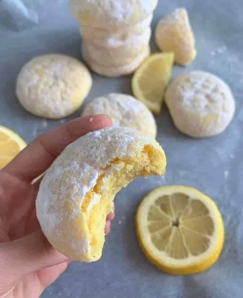 Soft lemon cookies 1