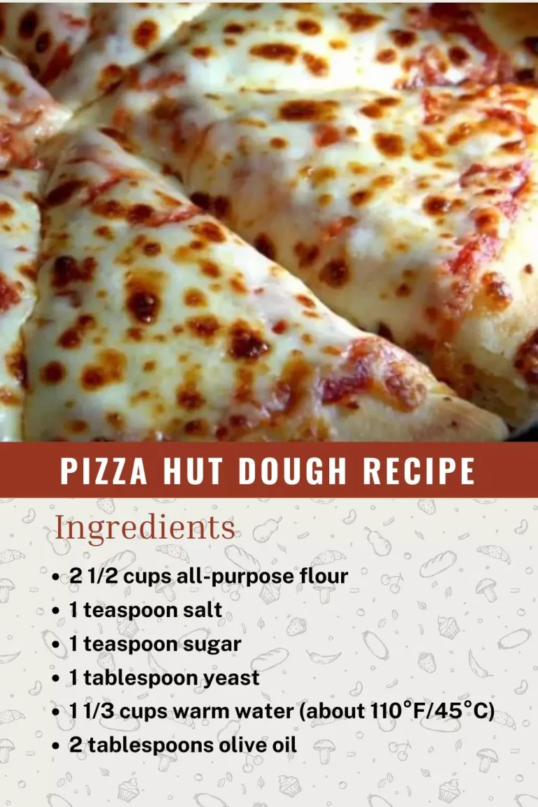 Pizza Hut Dough Recipe