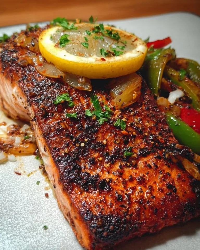 Jerk Lemon Pepper Salmon