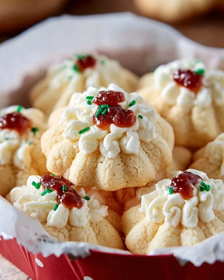 Whipped Shortbread Cookies