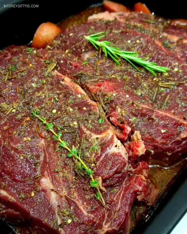 Slow-cooked pot roast served with vegetables for a hearty meal